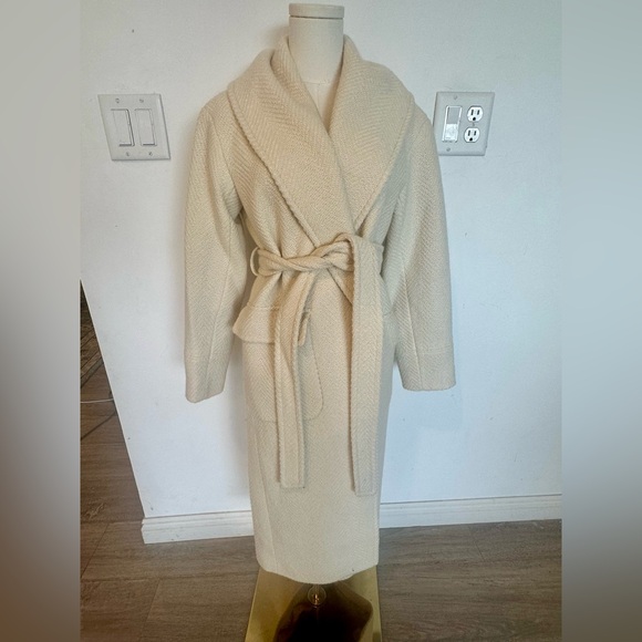 J.Crew Collection Wrap Coat in Italian
Wool Herringbone xxs - Picture 4 of 9